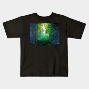 Green Forest Glade Kids T-Shirt